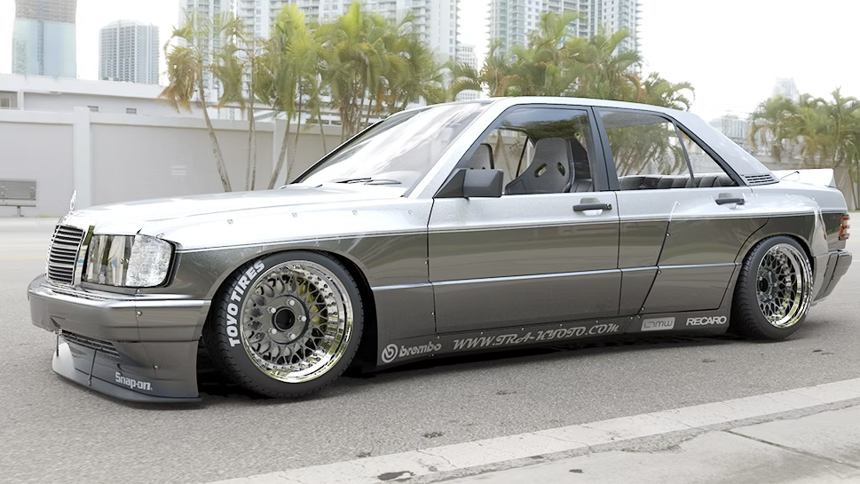 Mercedes-Benz Rocket Bunny wide body kits and aero parts from TRACKUZA