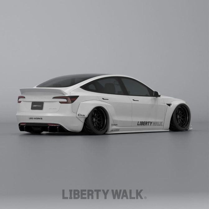 Liberty Walk LB E★WORKS Tesla Model 3 Widebody Kit