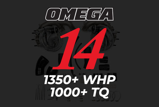 AMS PERFORMANCE R35 GT-R OMEGA 14 TURBO KIT
