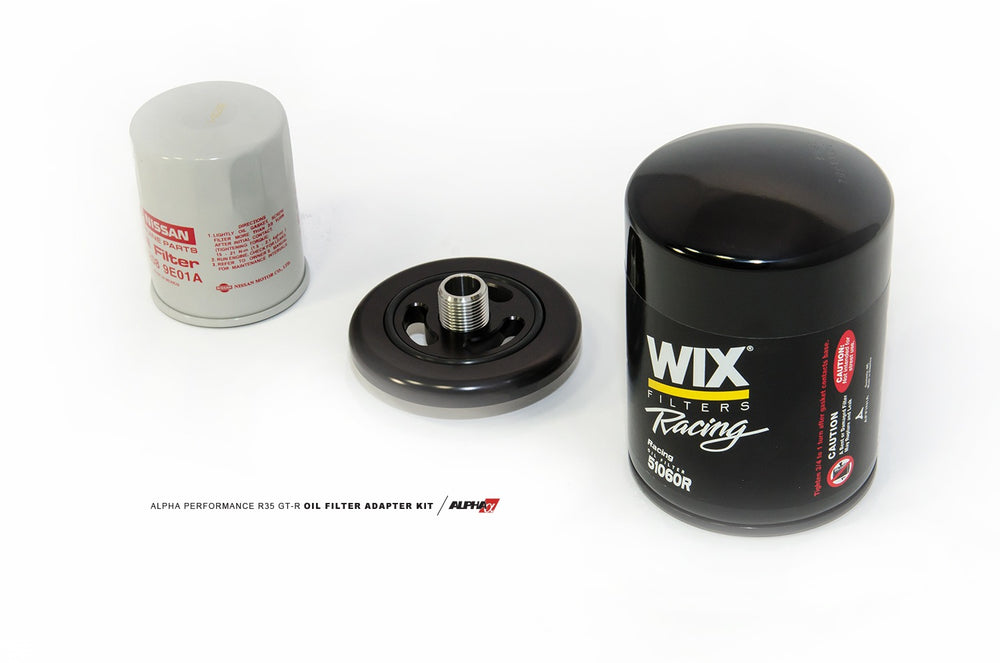 AMS Performance R35 Race Oil Filter Adapter Plate