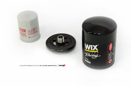 AMS Performance R35 Race Oil Filter Adapter Plate