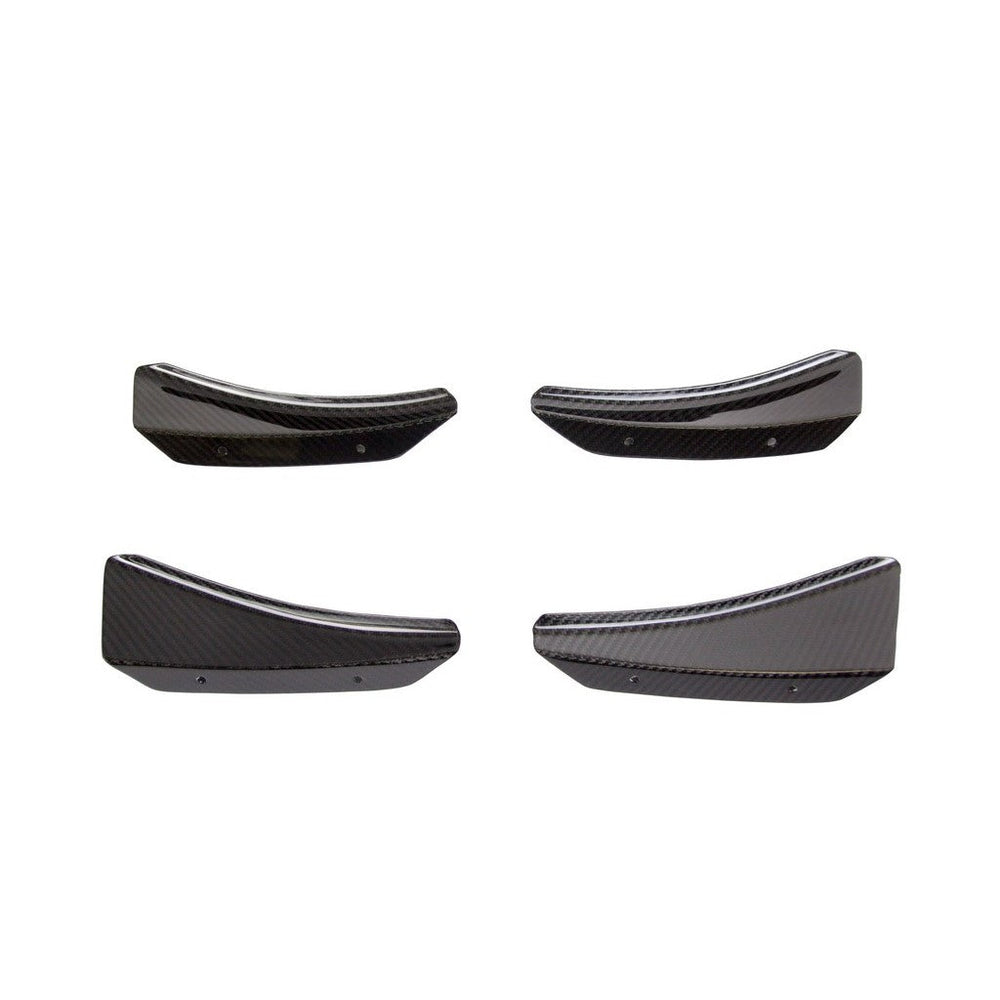 Audi R8 Carbon Fiber Front Bumper Canards 2016-2018