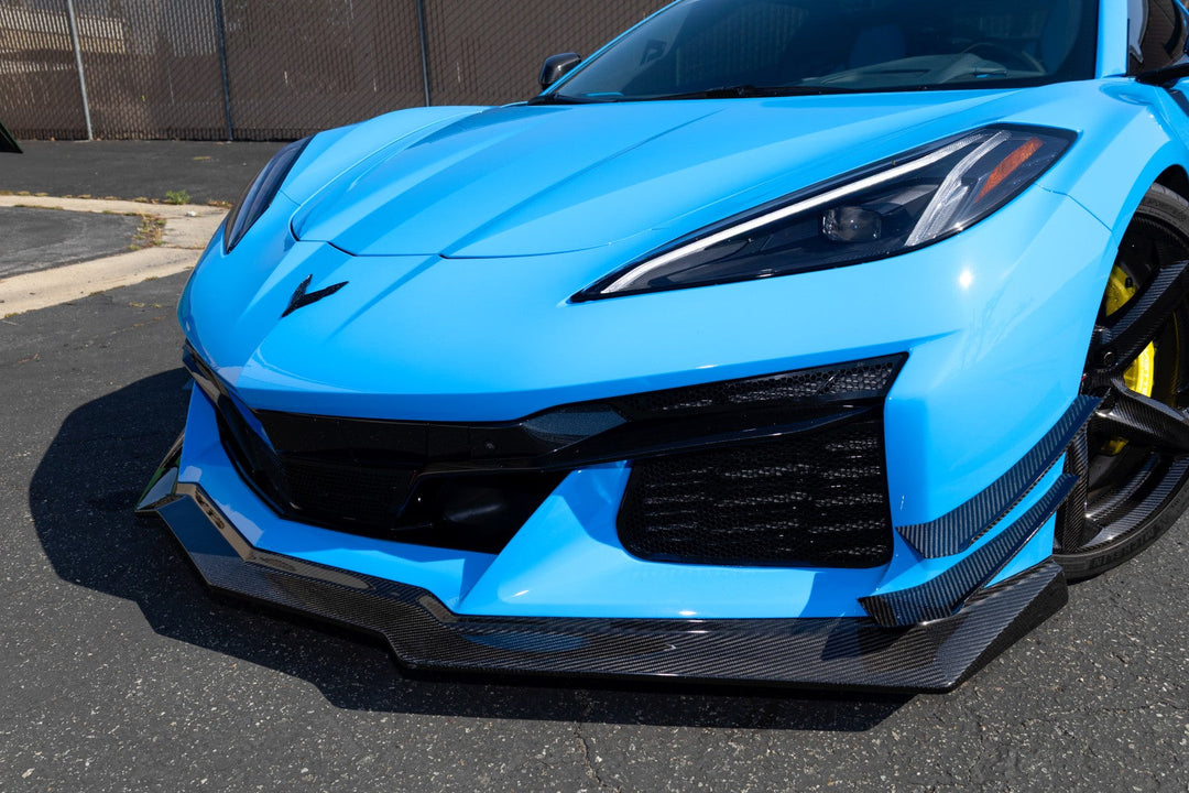 Chevrolet Corvette C8 Z06, E Ray, ZR1 Carbon Fiber Front Splitter/ Airdam/ Lip