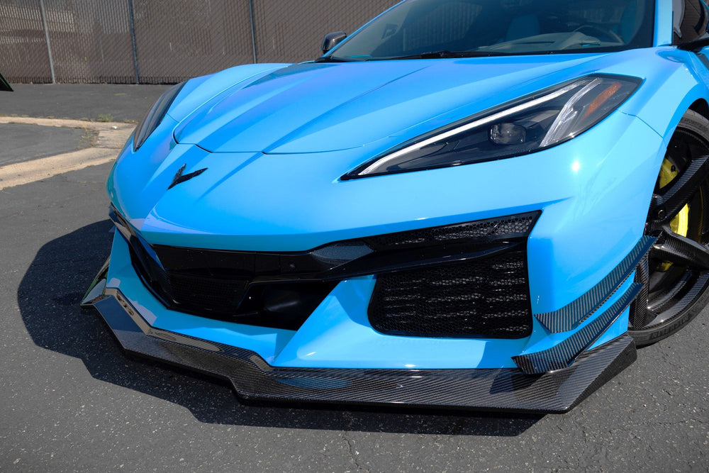 Chevrolet Corvette C8 Z06, E Ray, ZR1 Carbon Fiber Front Splitter/ Airdam/ Lip