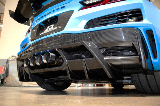 Chevrolet Corvette C8 Z06, ERAY, ZR1 Carbon Fiber Rear Diffuser