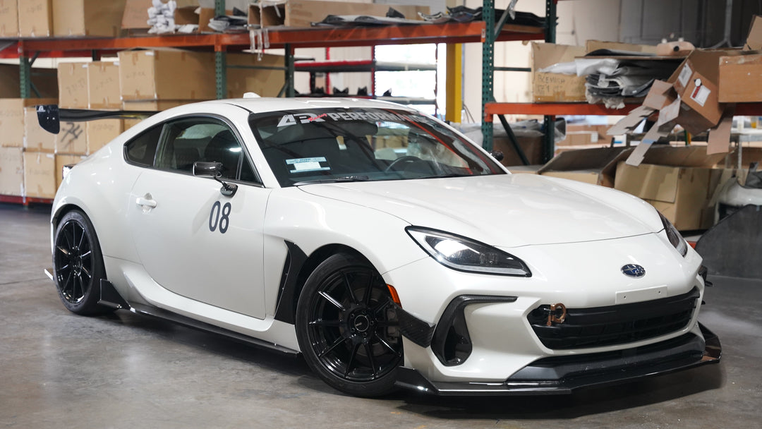 Subaru BRZ Carbon Fiber Front Bumper Canard Set 2022+