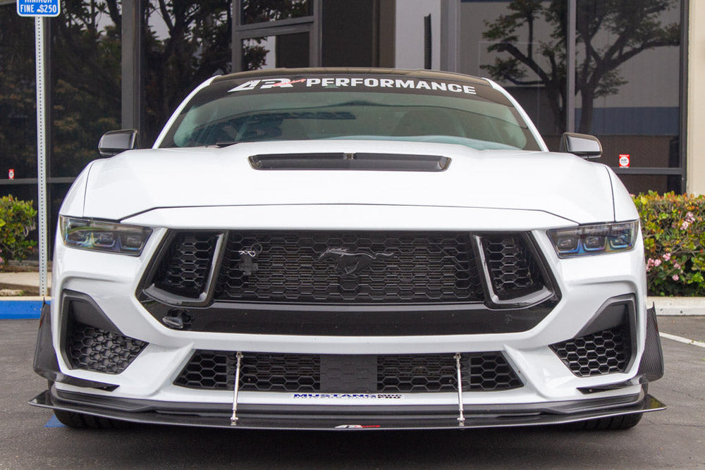 Ford Mustang GT S650 Carbon Fiber Front Bumper Canards 2024 - Current (does not fit Dark Horse bumper)
