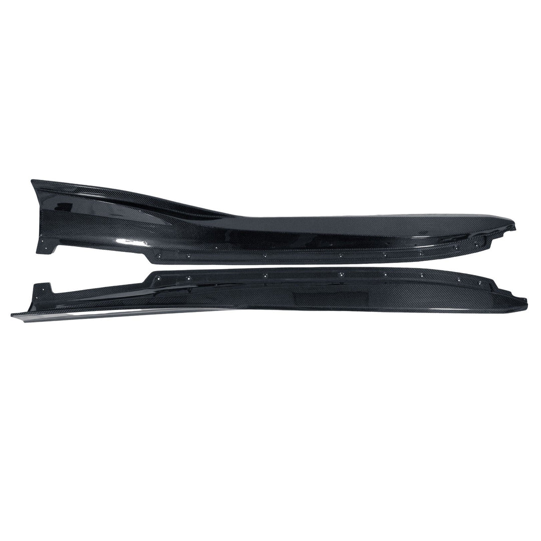 Chevrolet Corvette C8 Z06/ E Ray/ ZR1 Carbon Fiber Side Rocker Extensions/ Side Skirts