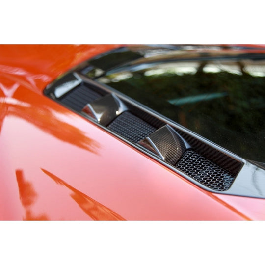 Chevrolet Corvette C8 &amp; C8 Z06 Carbon Fiber Rear Hatch Vents
