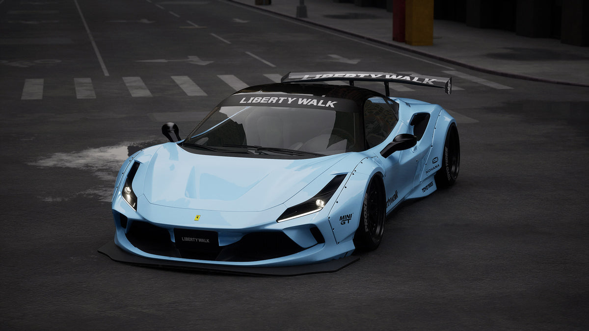 Liberty Walk LB★WORKS Ferrari F8 Tributo Widebody Kit