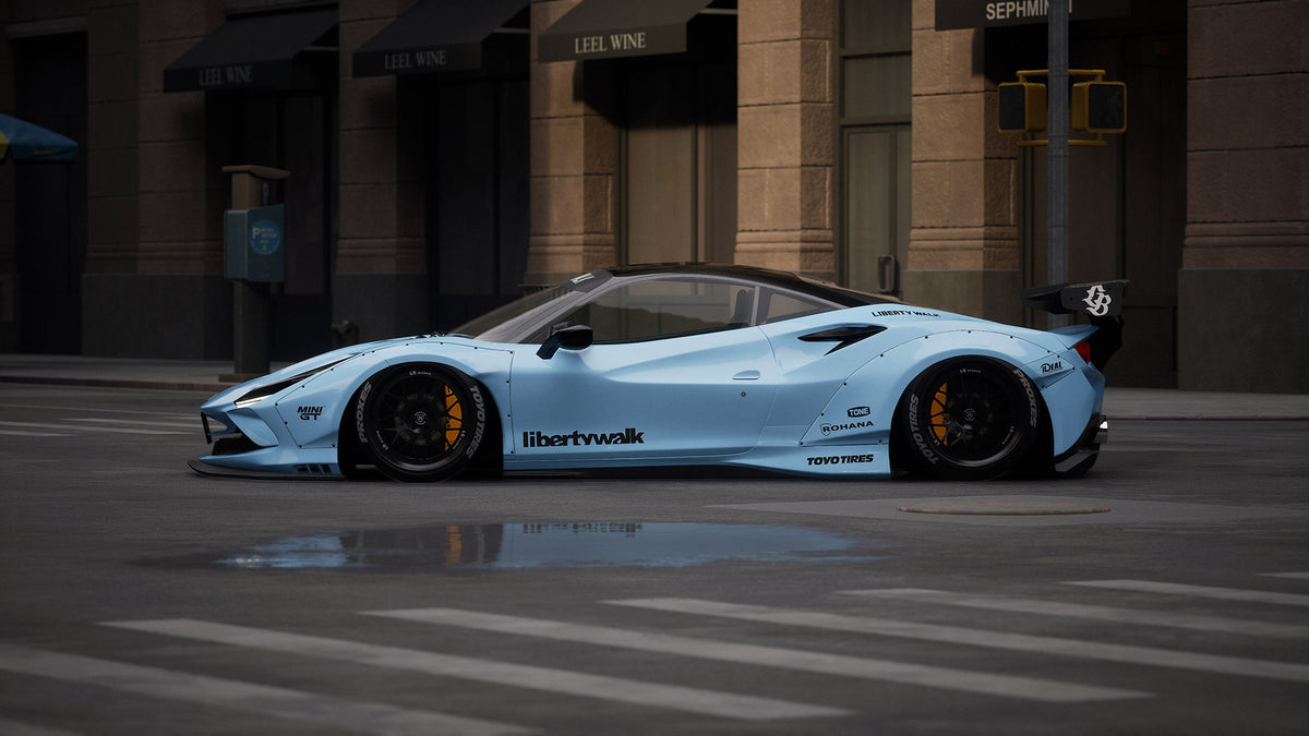 Liberty Walk LB★WORKS Ferrari F8 Tributo Widebody Kit