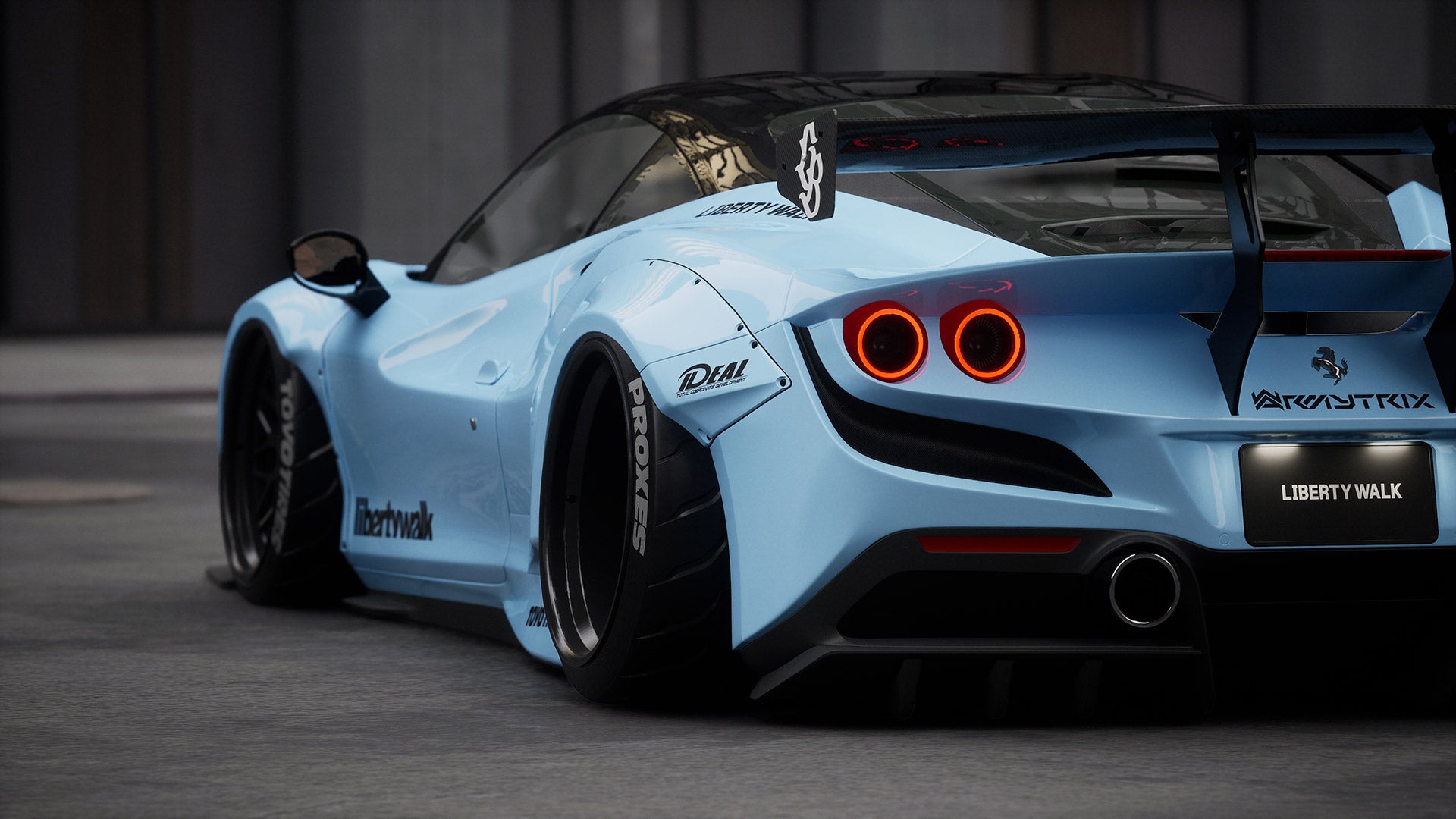 LB-WORKS F8 Tributo Complete Body Kit | TRACKUZA.COM