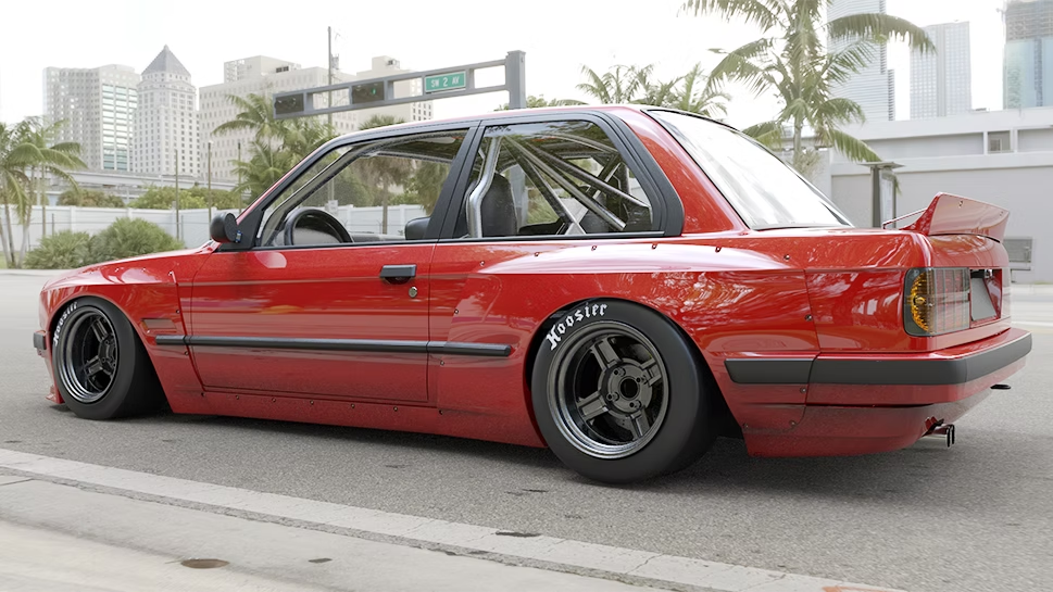 PANDEM BMW E30 V1 widebody kit available from TRACKUZA