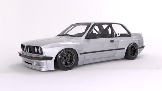 PANDEM BMW E30 V1 widebody kit available from TRACKUZA