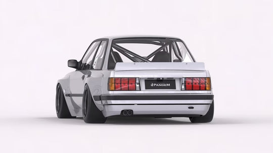PANDEM BMW E30 V1 widebody kit available from TRACKUZA