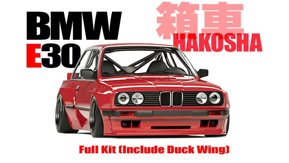 PANDEM BMW E30 V1 widebody kit available from TRACKUZA
