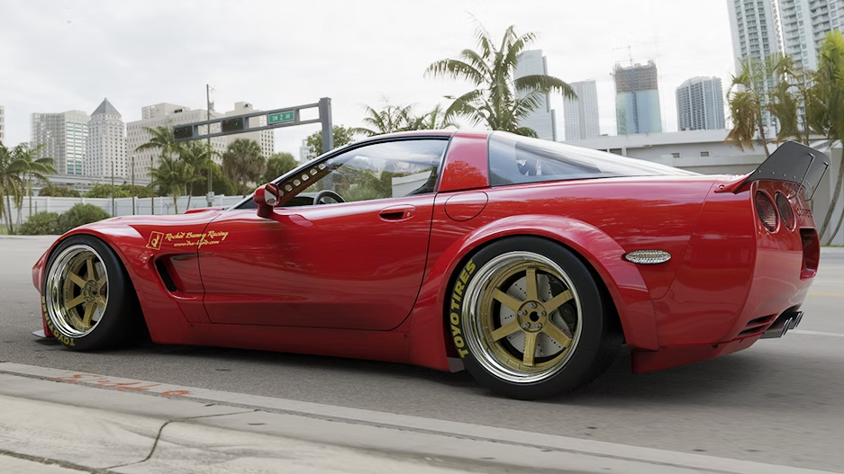 PANDEM Chevrolet Corvette C5 widebody kit available from TRACKUZA