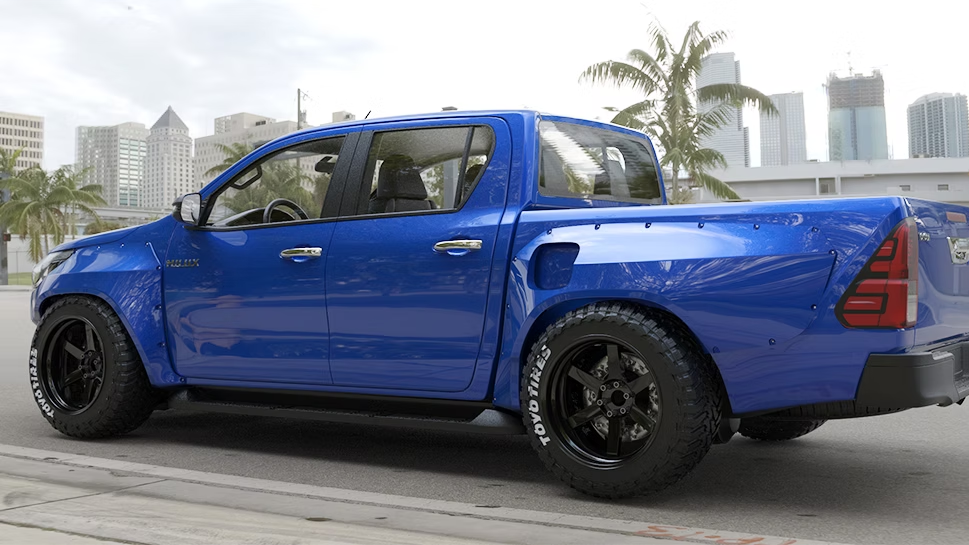 PANDEM Toyota Hilux GUN125 widebody kit available from TRACKUZA