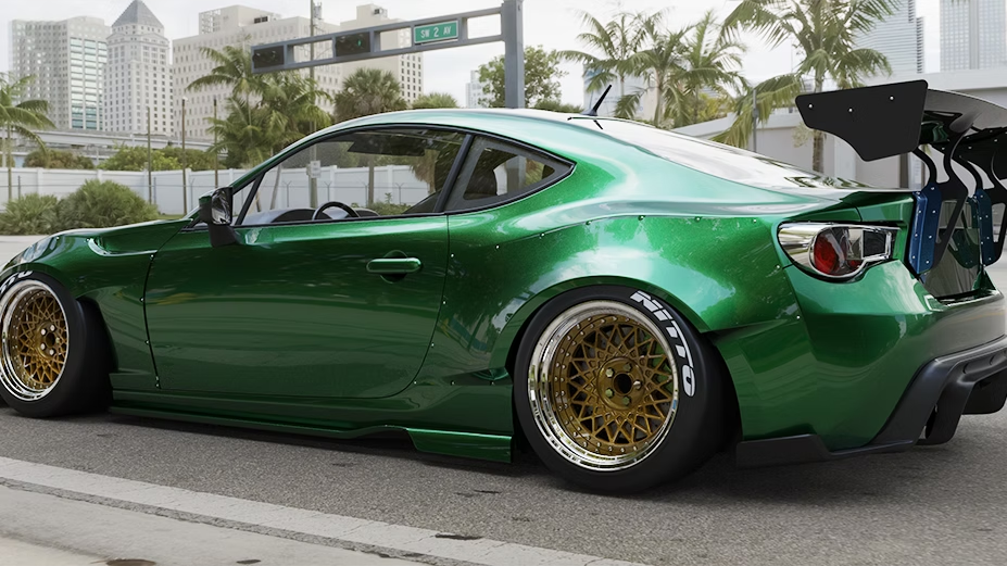 PANDEM V1 Scion FR-S Toyota 86 Subaru BRZ widebody kit from TRACKUZA