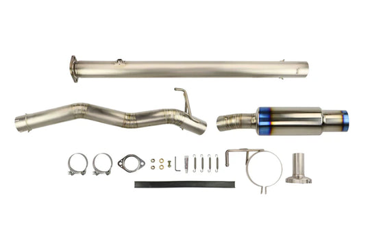 Tomei Titanium Cat-Back Exhaust JDM Bumper | 2003-2006 Mitsubishi EVO 7-9 (TB6090-MT01A)
