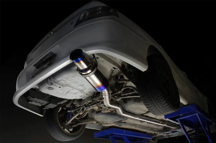 Tomei Titanium Cat-Back Exhaust JDM Bumper | 2003-2006 Mitsubishi EVO 7-9 (TB6090-MT01A)