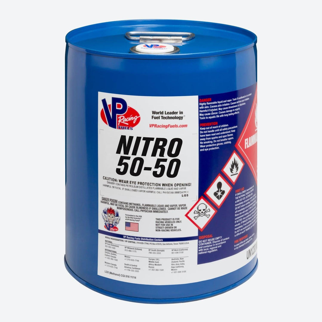 VP Racing Nitro 50-50: Methanol &amp; Nitromethane Racing Fuel