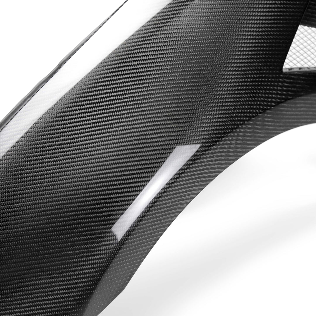 Carbon fiber wide fenders for 2014-2020 Lexus IS