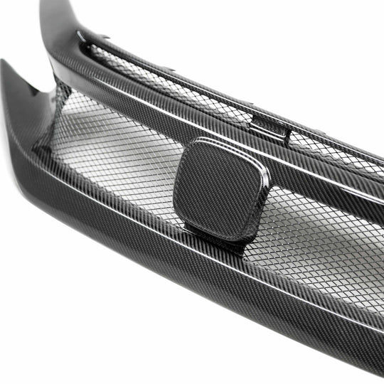 CV-style carbon fiber front grille for 2017-2021 Honda Civic Type R