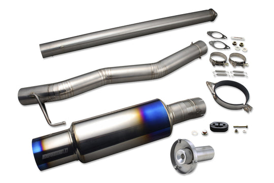 Tomei Titanium Cat-Back Exhaust JDM Bumper | 2003-2006 Mitsubishi EVO 7-9 (TB6090-MT01A)