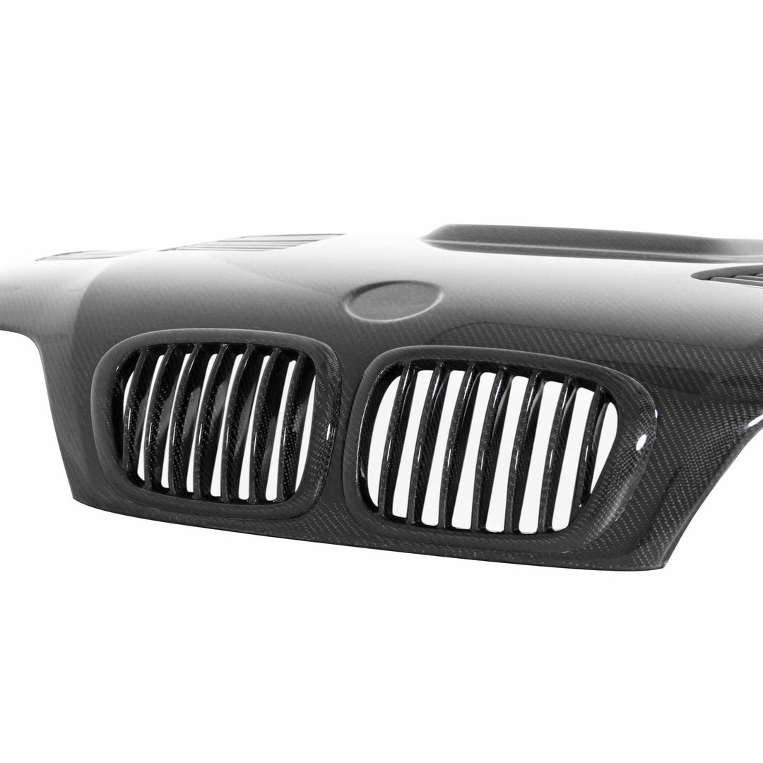 GTR-style carbon fiber hood for 2001-2005 BMW E46 M3