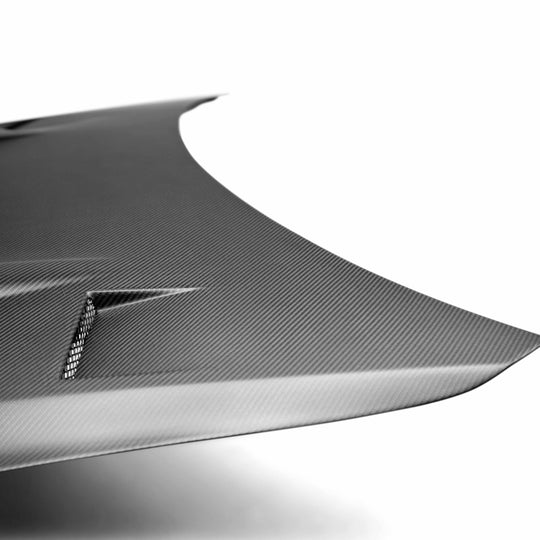 GTII-style Dry Carbon Fiber hood for 2009-2016 Nissan GT-R - Matte