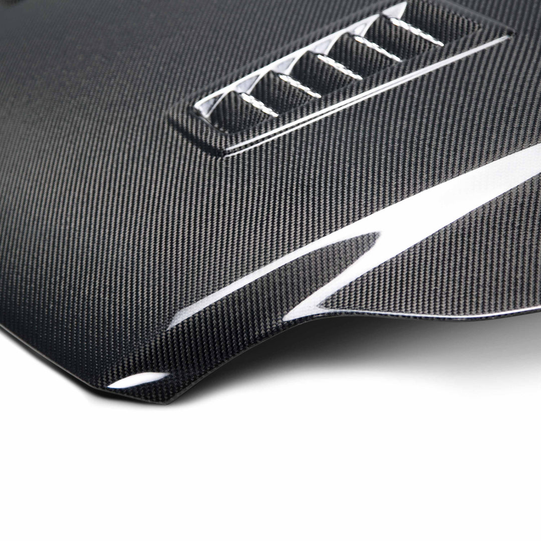 RS-style carbon fiber hood for 2012-2014 Ford Focus