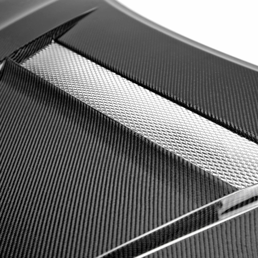 VSII-style carbon fiber hood for 2014-2015 Honda Civic 2DR