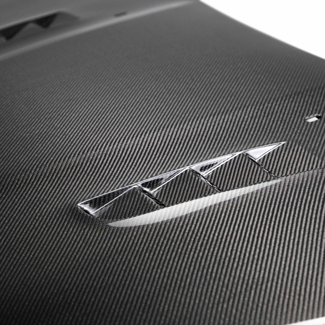 RS-style carbon fiber hood for 2015-2018 Ford Focus