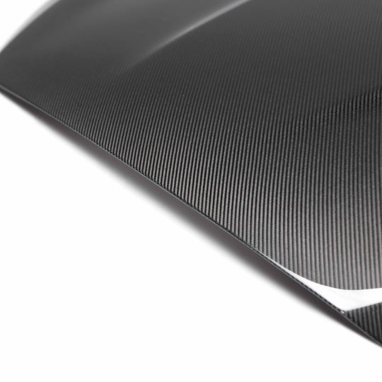 TS-style carbon fiber hood for 2015-2018 Ford Focus