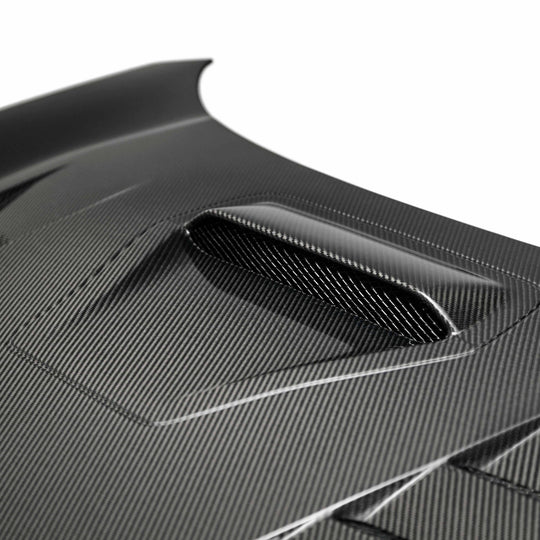 TS-style carbon fiber hood for 2017-2021 Honda Civic Type R