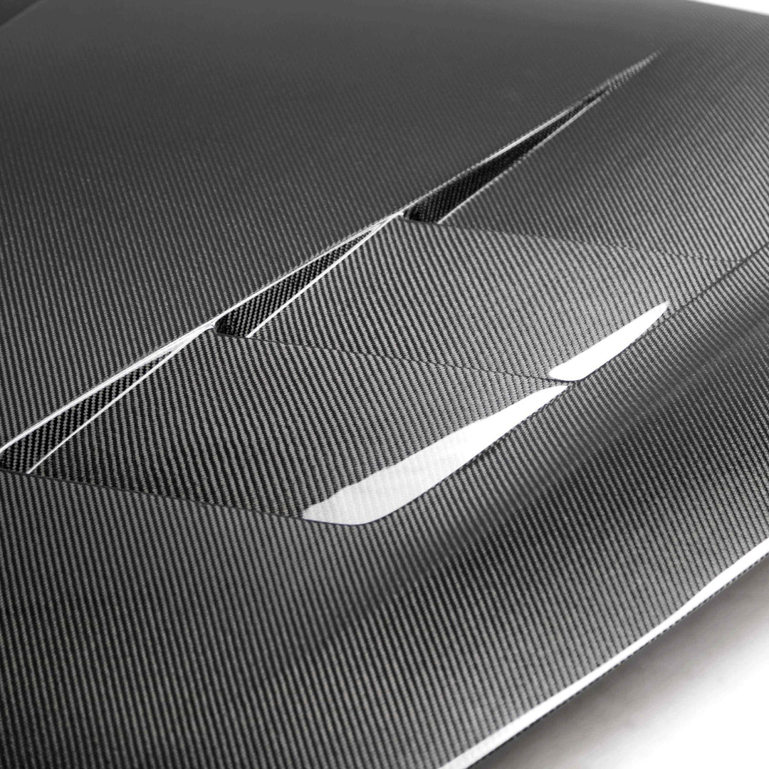 TS-style carbon fiber hood for 2018-2023 Kia Stinger