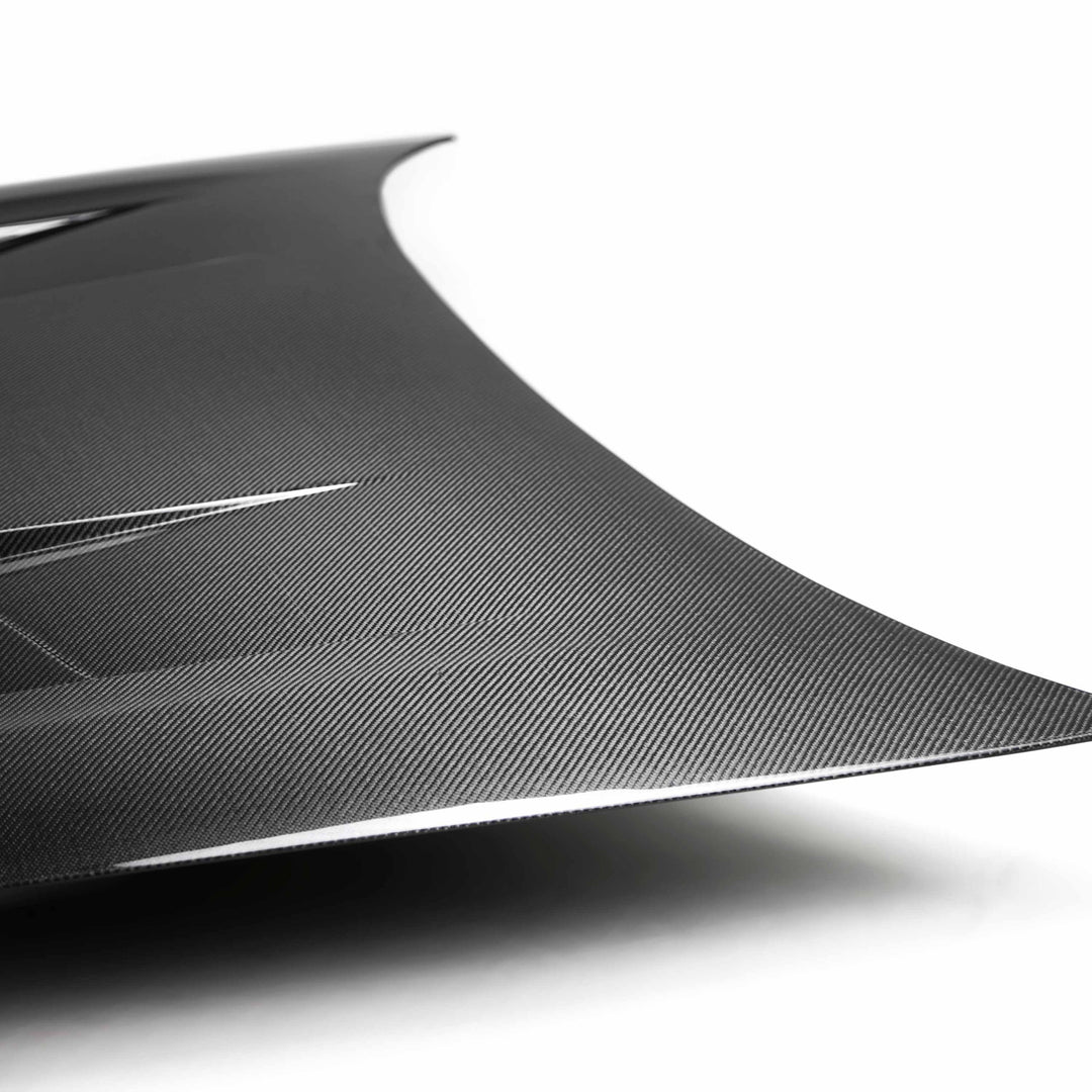 TS-style carbon fiber hood for 2018-2023 Kia Stinger