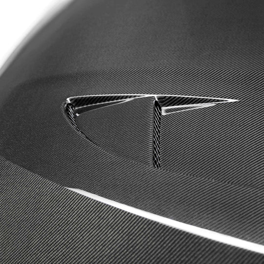 TS-style carbon fiber hood for 2019-2022 Hyundai Veloster