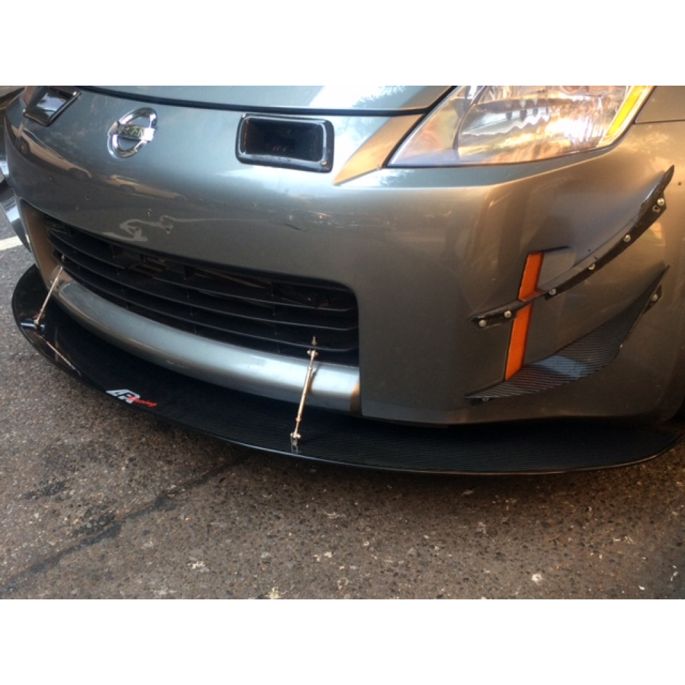 Nissan 350Z Carbon Fiber Front Wind Splitter 2002-2008