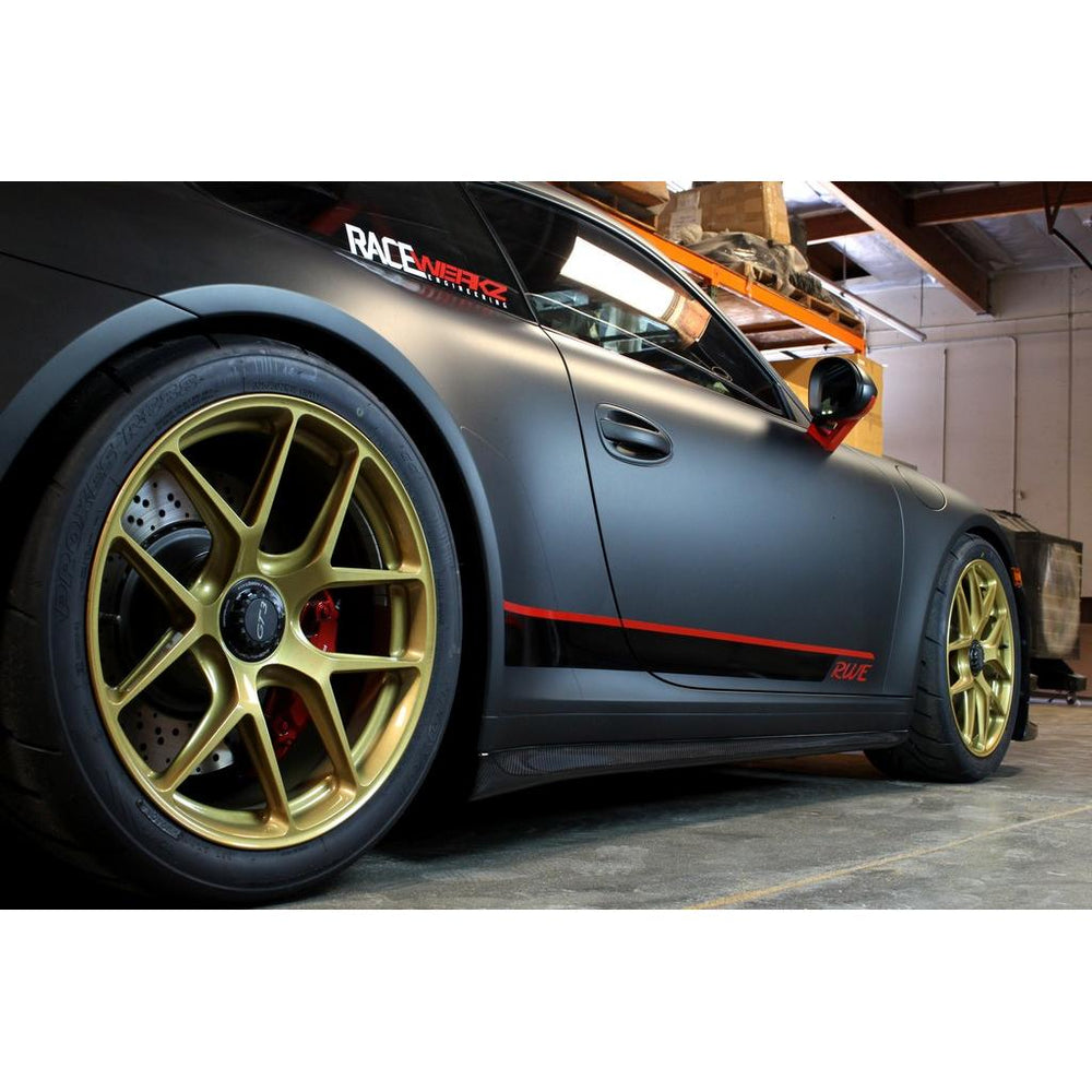Carbon Fiber Porsche 991 GT3 Side Rocker Extensions/ Side Skirt 2013-19