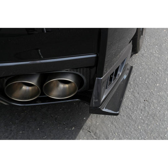 APR PEFORMANCE R35 GT-R CARBON FIBER REAR BUMPER SKIRTS (2017-2022)