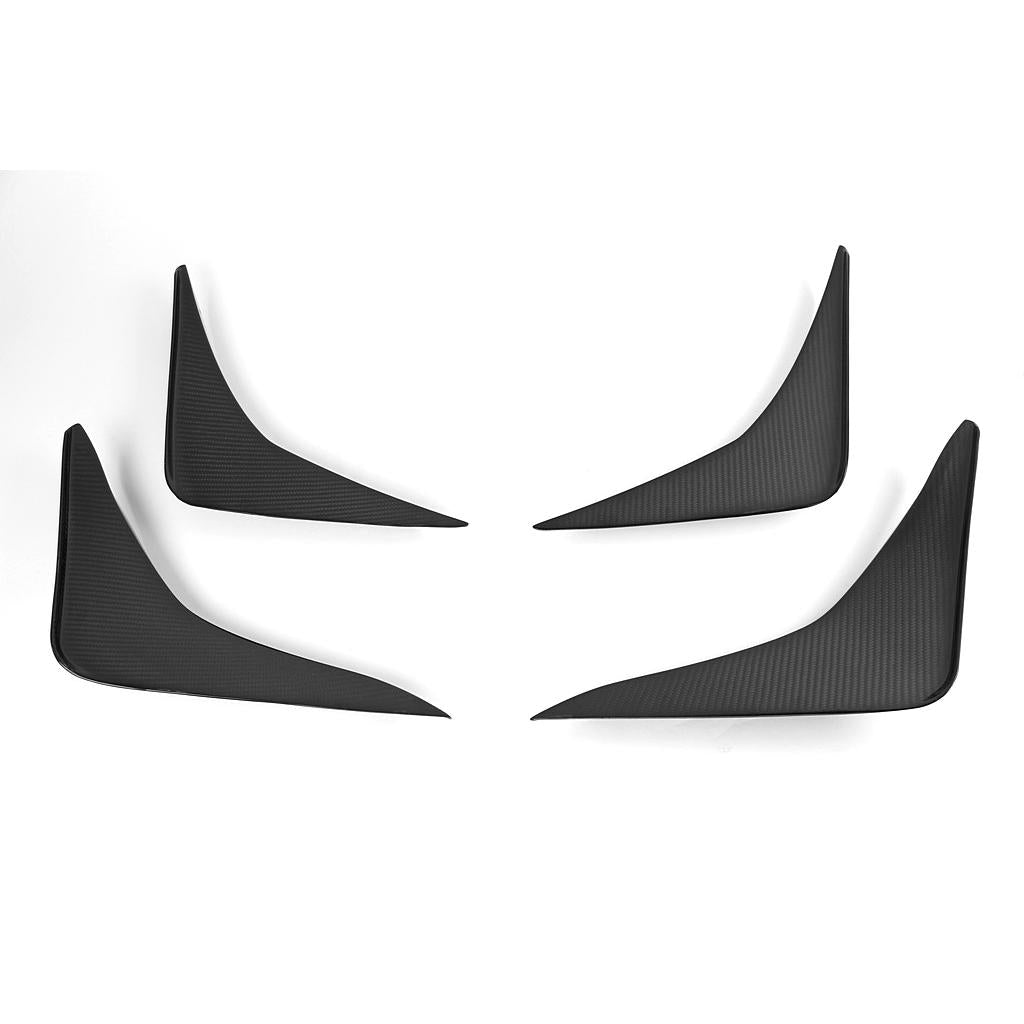 APR PEFORMANCE R35 GT-R CARBON FIBER FRONT BUMPER CANARDS (2012-2016)