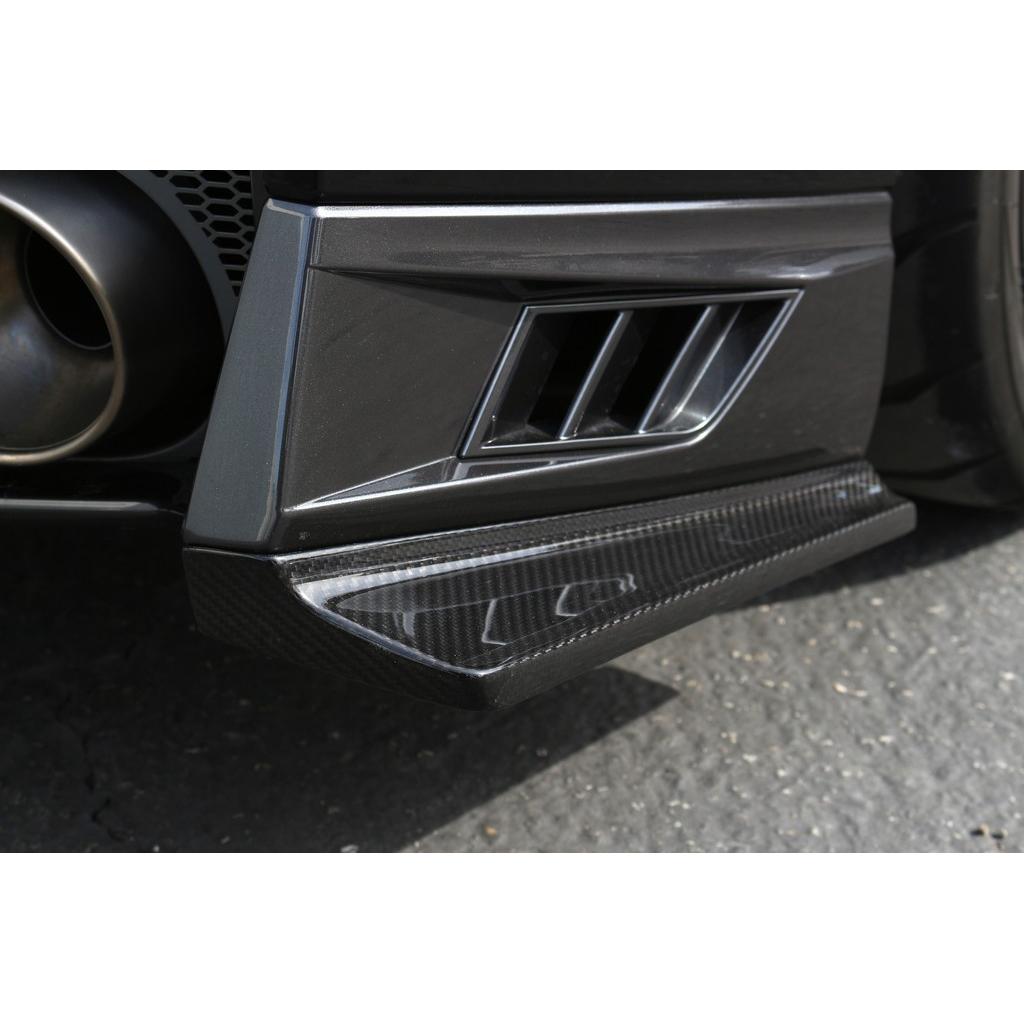 APR PEFORMANCE R35 GT-R CARBON FIBER REAR BUMPER SKIRTS (2017-2022)