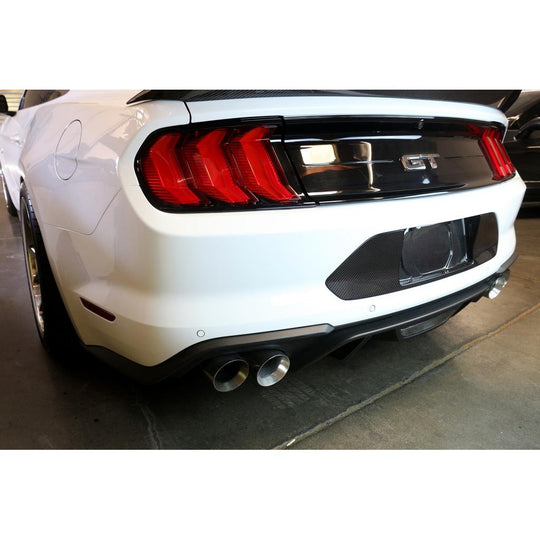 Carbon Fiber Ford Mustang License Plate Backing 2018-2023