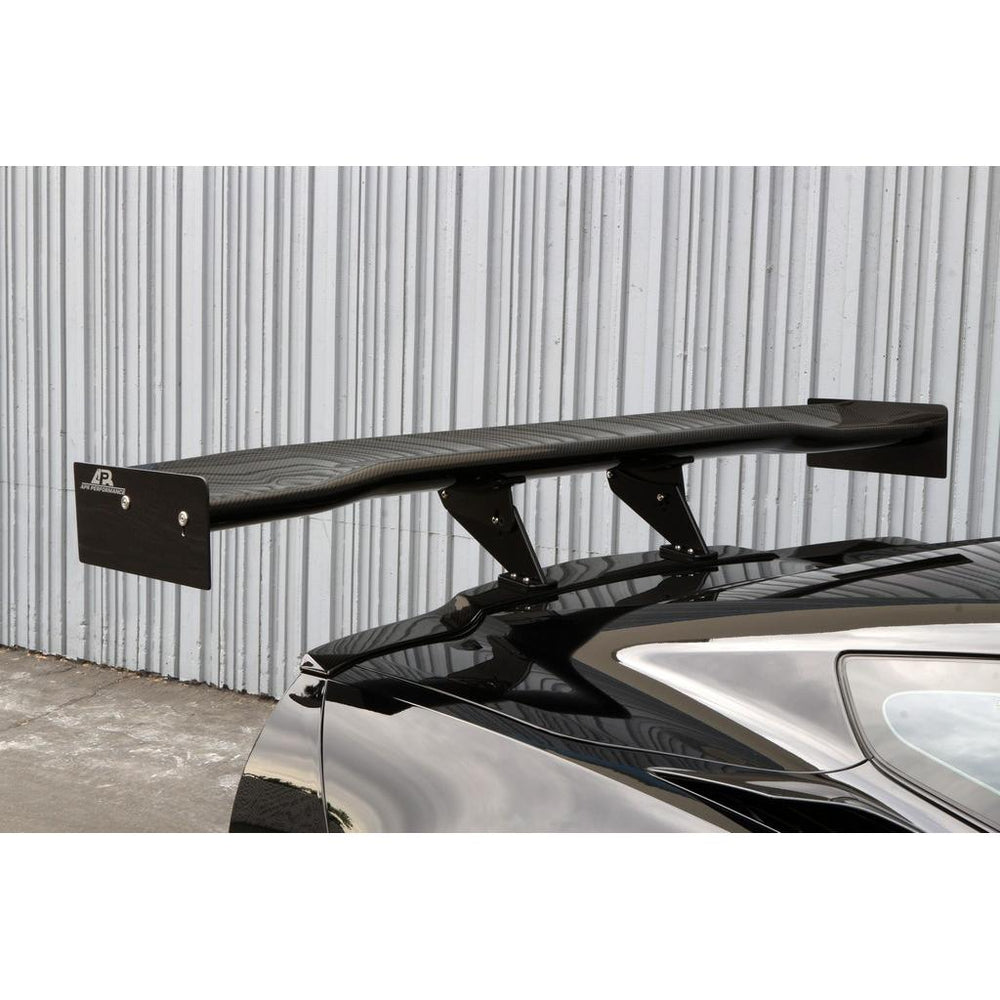 Chevrolet Corvette C7 Z06 / Grand Sport GTC500 Chassis Mount Carbon Fiber Adjustable Wing