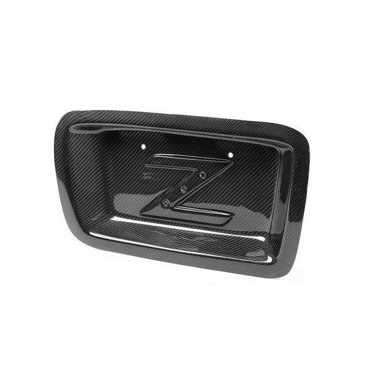Carbon Fiber Nissan 350 Z License Plate Backing 2002-2008