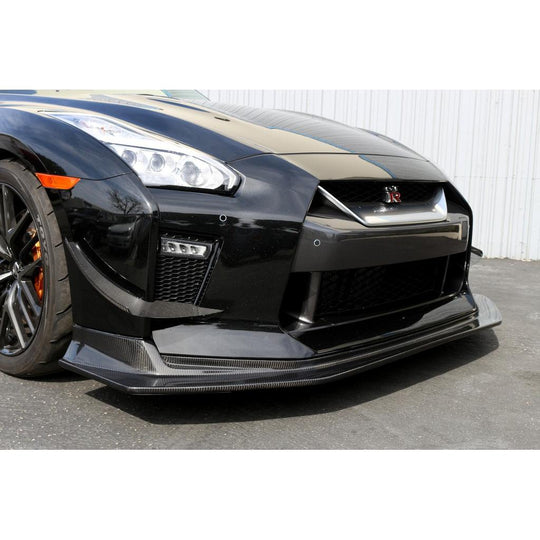 APR PEFORMANCE R35 GT-R CARBON FIBER FRONT BUMPER CANARDS (2017-2022)