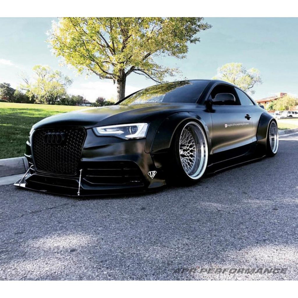 Audi S5 / RS5 Stock Bumper Carbon Fiber Front Wind Splitter 2013-2016