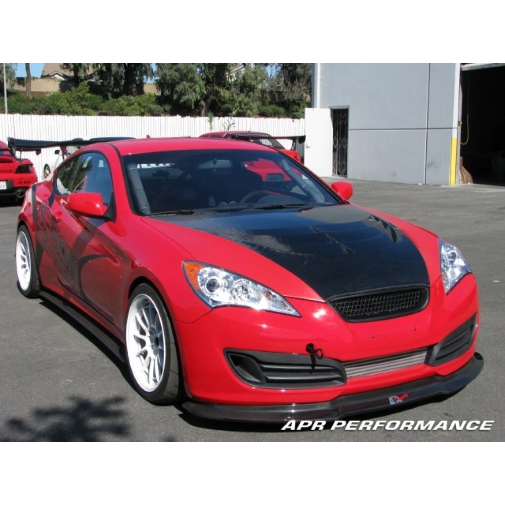 Carbon Fiber Hyundai Genesis Coupe Side Rocker Extensions/ Side Skirt 2009-2012